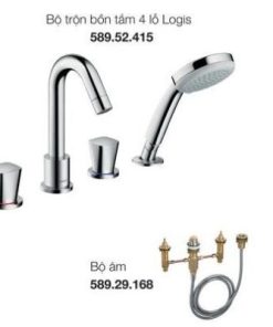 TRỌN BỘ BỘ TRỘN BỒN TẮM 4 LỖ HANSGHORE LOGIS 589.52.437