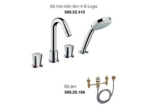 TRỌN BỘ BỘ TRỘN BỒN TẮM 4 LỖ HANSGHORE LOGIS 589.52.437 - 1