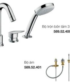 TRỌN BỘ BỘ TRỘN BỒN TẮM 3 LỖ HANSGHORE LOGIS 589.52.438