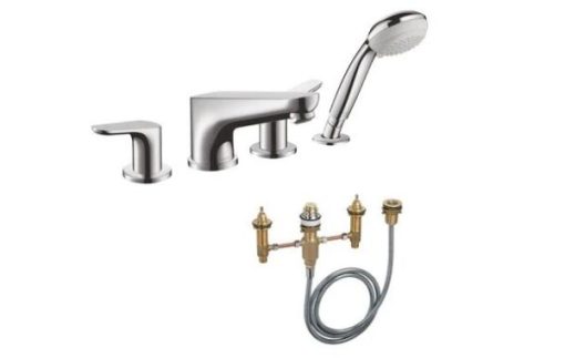 TRỌN BỘ BỘ TRỘN BỒN TẮM 4 LỖ HANSGHORE FOCUS 589.54.707 - 1