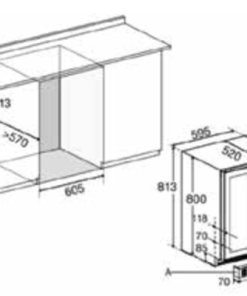 TỦ RƯỢU 2 CÁNH ÂM TỦ ROSIERES RWCB60D/N - 26 TỦ RƯỢU 2 CÁNH ÂM TỦ ROSIERES RWCB60D/N - 25