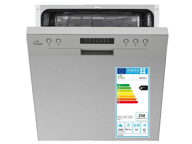 Máy rửa chén độc lập Dishwasher TOM 6012