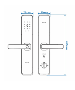 Khoá thông minh Sharp A2-B (Gray) - 12 Khoá thông minh Sharp A2-B (Gray) - 11