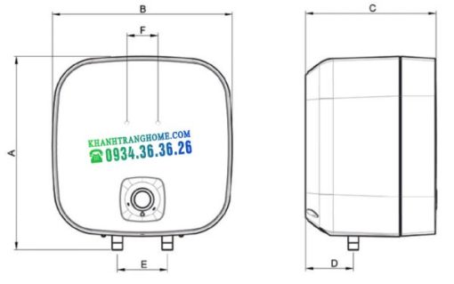Bình nước nóng Atlantic Nano Wifi 30L - 3