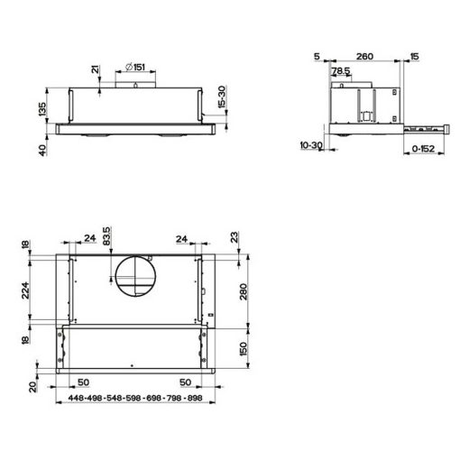 MÁY HÚT MÙI ÂM TỦ BEKO CTB6250XH - 3