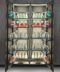 HỆ THỐNG TỦ KHO INOX HỘP VÁCH KÍNH CƯỜNG LỰC INOXEN TKA-560M