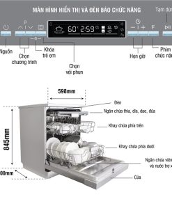 MÁY RỬA BÁT KOCHER KDEU 8835BL - 5