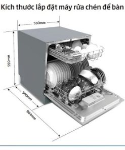 Máy rửa chén bát để bàn Beko DTC36810S - 19