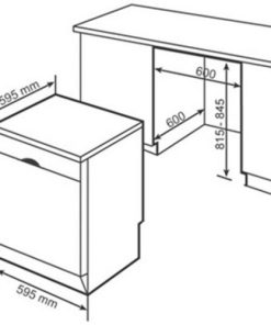 Máy rửa chén bát độc lập Beko DVN05320W - 10 MÁY RỬA CHÉN BÁT ĐỘC LẬP BEKO DVN05320W