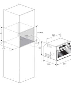 Lò vi sóng kết hợp nướng Rosieres RMG450B - 10 Lò vi sóng kết hợp nướng Rosieres RMG450B - 9
