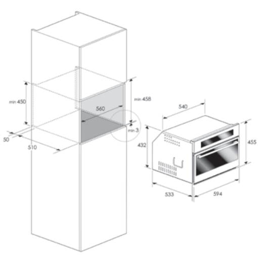 Lò vi sóng kết hợp nướng Rosieres RMG450B - 5