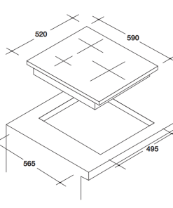 BẾP TỪ 3 VÙNG NẤU ROSIERES RID346BV - 5