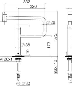 VÒI RỬA DUDOFF ROSE - 5
