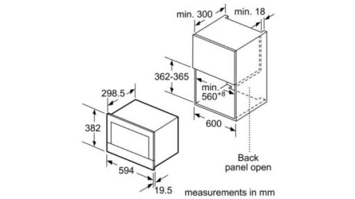 LÒ VI SÓNG ÂM TỦ BOSCH HMH BFL634GS1B|SERIE 8 - 3