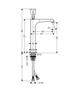 Vòi trộn AXOR Citerrio E 250 589.30.521 - 6 Vòi trộn AXOR Citerrio E 250 589.30.521 - 5