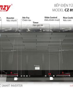 Bếp từ cao cấp CANZY CZ 898B-62ID - 9 Bếp từ cao cấp CANZY CZ 898B-62ID