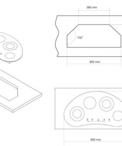 BẾP ĐIỆN 4 VÙNG NẤU DUDOFF CELADON M4B HÌNH BÁN NGUYỆT - 9