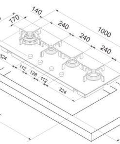 BẾP GAS 4 VÙNG NẤU DUDOFF GAIA 04M1 - 10 BẾP GAS 4 VÙNG NẤU DUDOFF GAIA 04M1 - 9