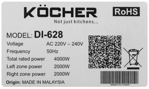 Bếp từ Kocher DI-628 - 35