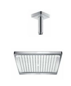 Bộ sen đầu vuông gắn trần Raindance Crometta E Hafele 589.52.676