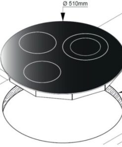 BẾP ĐIỆN 3 VÙNG NẤU DUDOFF CELADON F3BR HÌNH TRÒN - 10 BẾP ĐIỆN 3 VÙNG NẤU DUDOFF CELADON F3BR HÌNH TRÒN - 9