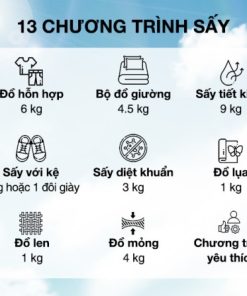 Máy Sấy Bơm Nhiệt Electrolux 9 Kg EDH903R9WB - 66 Máy Sấy Bơm Nhiệt Electrolux 9 Kg EDH903R9WB - 65