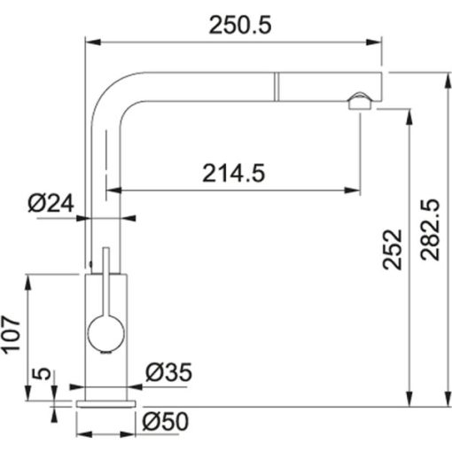FRANKE | Vòi rửa CT 931C V2 (115.0509.963) - 5