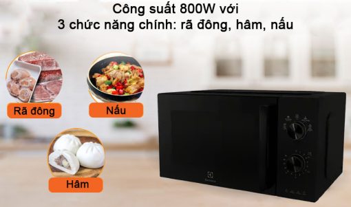 Lò Vi Sóng Electrolux EMM20K22B 20 Lít - 7