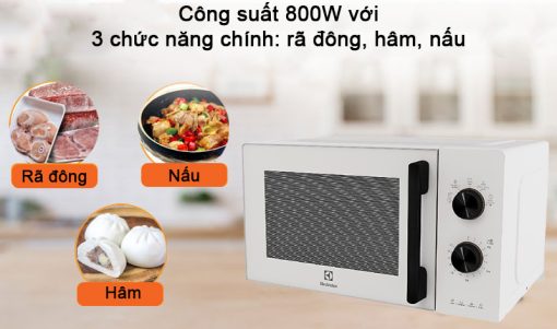 Lò Vi Sóng Electrolux EMM20K22W 20 Lít - 9