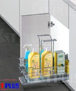 GIÁ ĐỂ CHAI LỌ CHẤT TẨY RỬA INOX NAN KIT PLUS DIO35