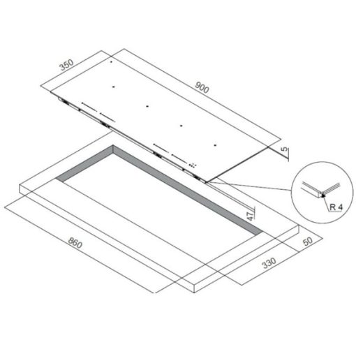BẾP TỪ 4 VÙNG NẤU DUDOFF IVY F4G - 5