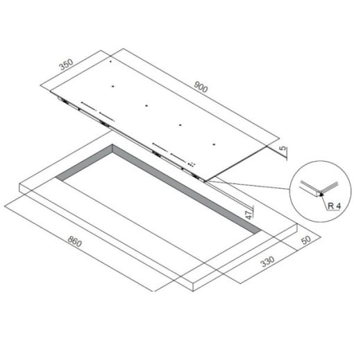 BẾP TỪ 4 VÙNG NẤU DUDOFF IVY F4B - 9