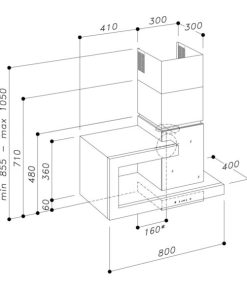 MÁY HÚT MÙI ÁP TƯỜNG DUDOFF JUNO - 9