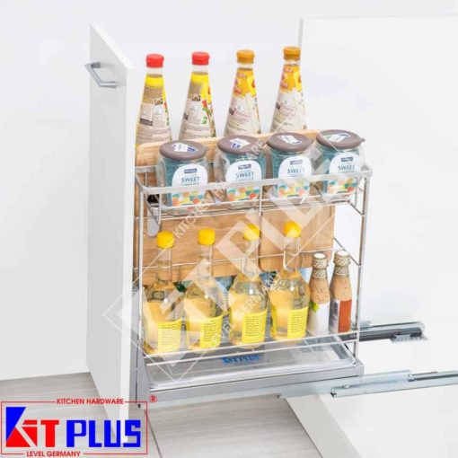 GIÁ GIA VỊ INOX NAN DẸT KIT PLUS DS40 - 1