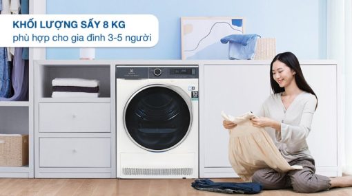 Máy sấy bơm nhiệt Electrolux 8 kg EDH803Q7WB - 21