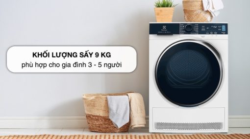 Máy Sấy Bơm Nhiệt Electrolux 9 Kg EDH903R9WB - 19