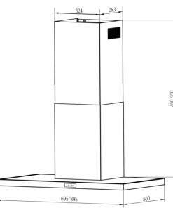 MÁY HÚT MÙI KAFF KF-771B NEW BLACK - 21