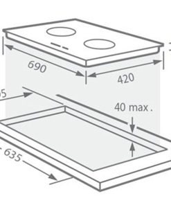 BẾP HỖN HỢP GIOVANI G-231 ET - 4 GIOVANI G-231 ET