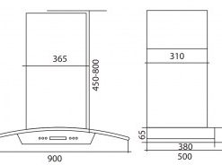 MÁY HÚT MÙI GIOVANI G-9304RS - 6 GIOVANI G-9304RS