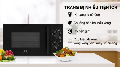 Lò vi sóng có nướng Electrolux EMG20K22B 20 lít - 9
