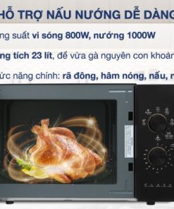 Lò vi sóng Electrolux EMG23K22B 23 lít - 22 Lò vi sóng Electrolux EMG23K22B 23 lít - 21