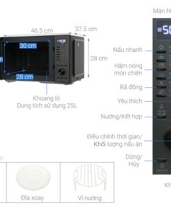 Lò vi sóng kết hợp nướng Electrolux EMG25D22BM - 20 Lò vi sóng kết hợp nướng Electrolux EMG25D22BM - 19