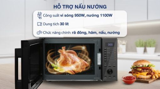 Lò vi sóng có nướng Electrolux EMG30D22BM - 17