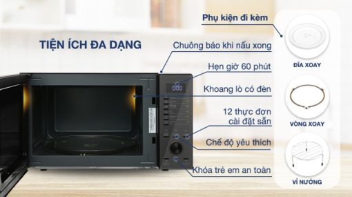 Lò vi sóng có nướng Electrolux EMG30D22BM - 9