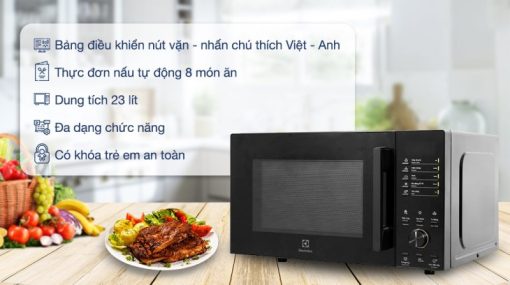 Lò vi sóng Electrolux EMM23D22B 23 lít - 5