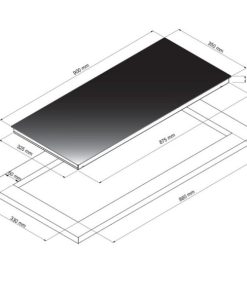 Bếp âm kết hợp điện từ Dudoff Mia F3B - 9