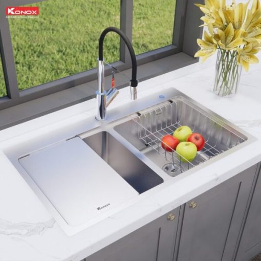 Chậu rửa bát KONOX KN8651TD Dekor - 3