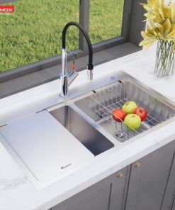 Chậu rửa bát KONOX KN8151TS DEKOR - 26 Chậu rửa bát KONOX KN8151TS DEKOR - 25