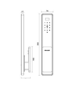 Khoá thông minh Sharp S6-B PRO Brown - 12 Khoá thông minh Sharp S6-B PRO Brown - 11
