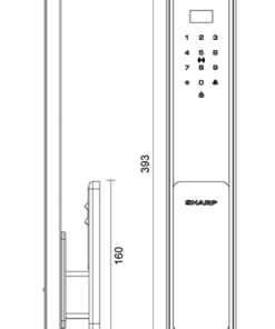 Khoá thông minh Sharp S6-B PRO BLACK - 17